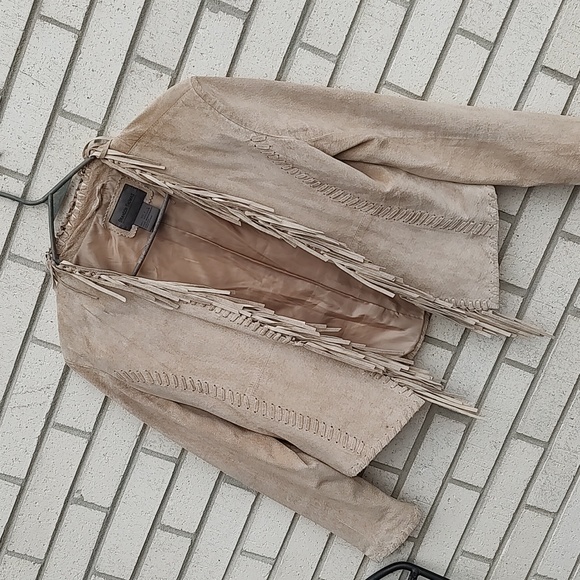 Tan Suade Jacket - Picture 3 of 9